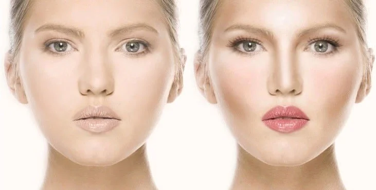 σκιαση προσωπου μακιγιαζ