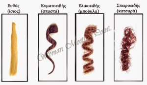 Όλοι οι Tύποι Μαλλιών  τυποι μαλλιων