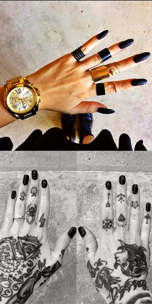 Nails: Paint it - Black! μαυρα νυχια