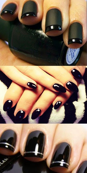 Nails: Paint it - Black! μαυρα νυχια