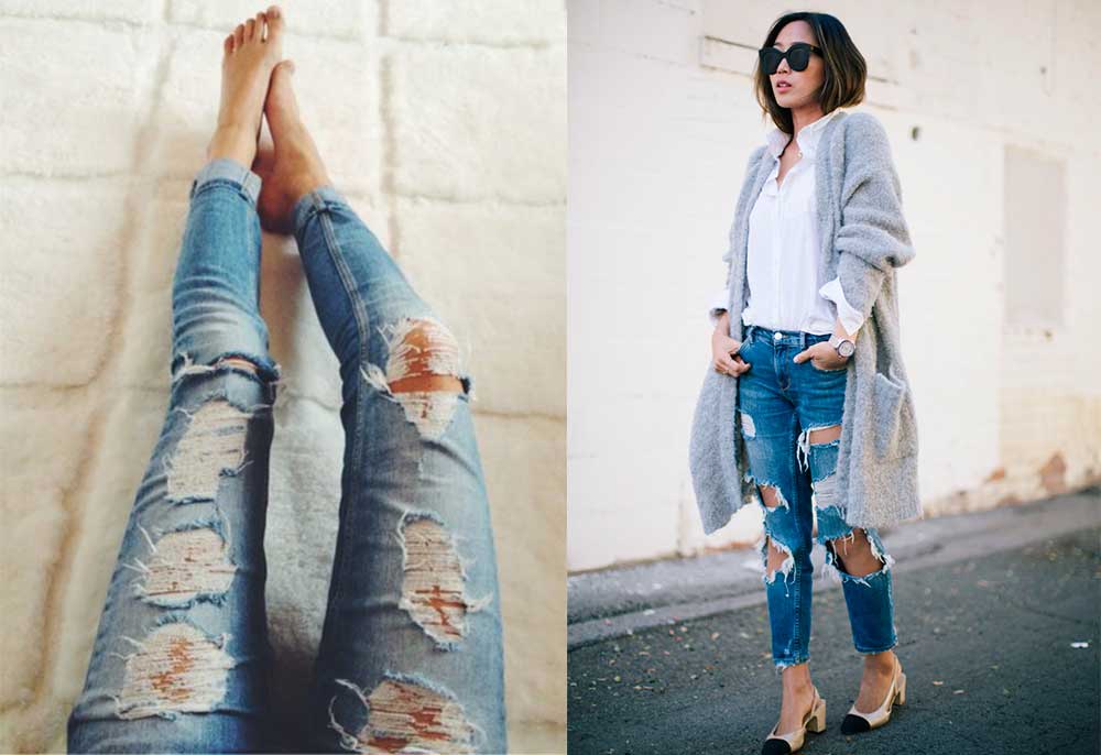 Ripped Jeans: Πως να σκίσετε τα Τζιν σας