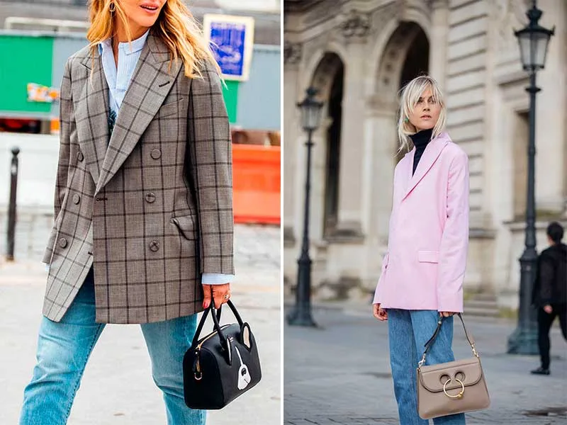 How to wear oversized blazer