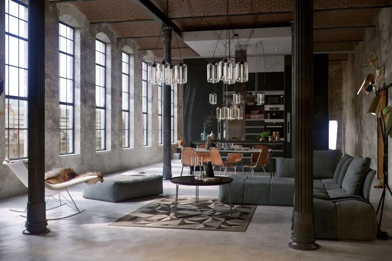 industrial home style