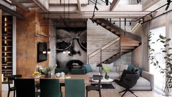 industrial home style