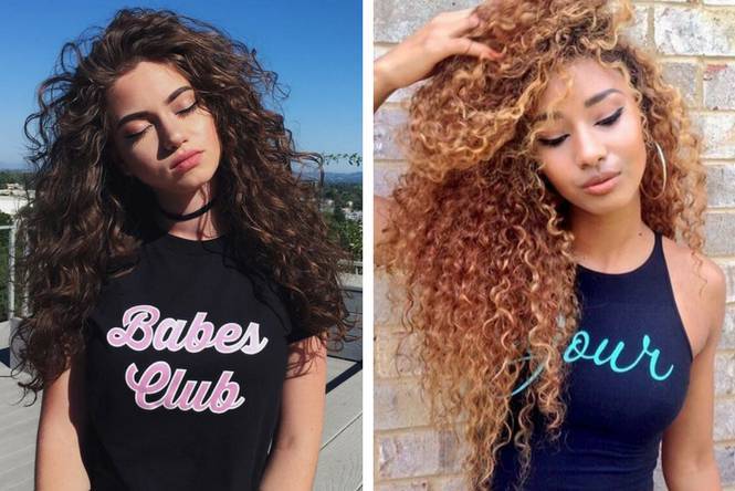 τάσεις στα κουρέματα 2018 σγουρά μαλλιά