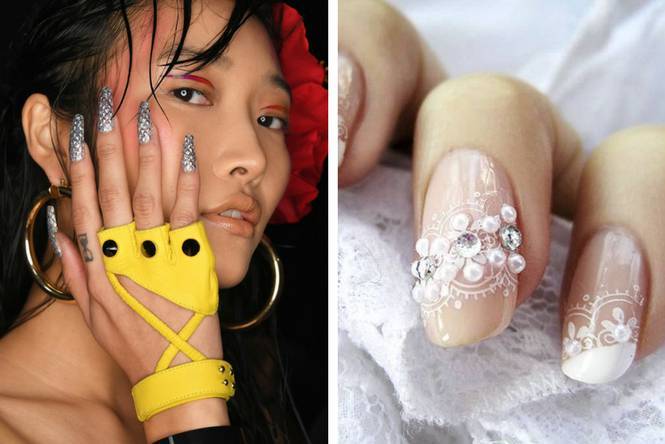 ακρυλικά νύχια 2018 άνοιξη καλοκαίρι