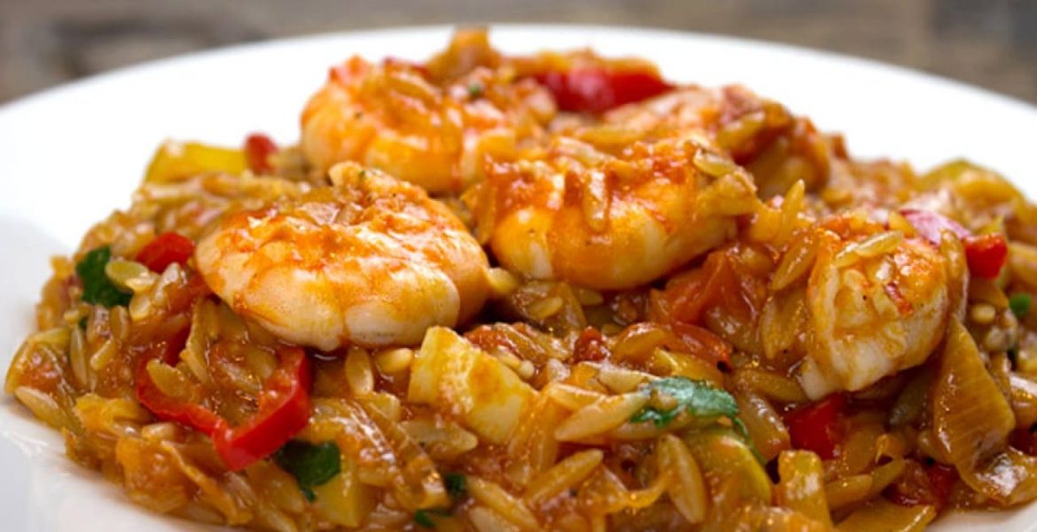 Κριθαρότο με γαρίδες συνταγή της Ντορίτας