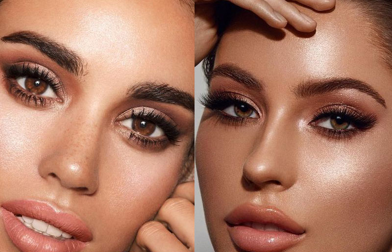 μακιγιάζ για πρωινή βάφτιση.