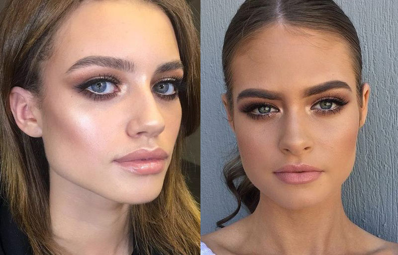 μακιγιάζ για πρωινή βάφτιση.