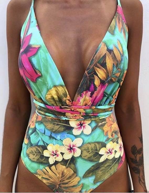 Ολόσωμα μαγιό φλοράλ 2018