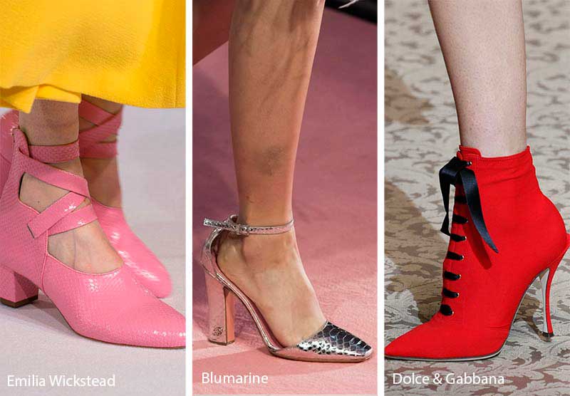 παπούτσια χρώματα φθινόπωρο χειμώνας 2018-2019