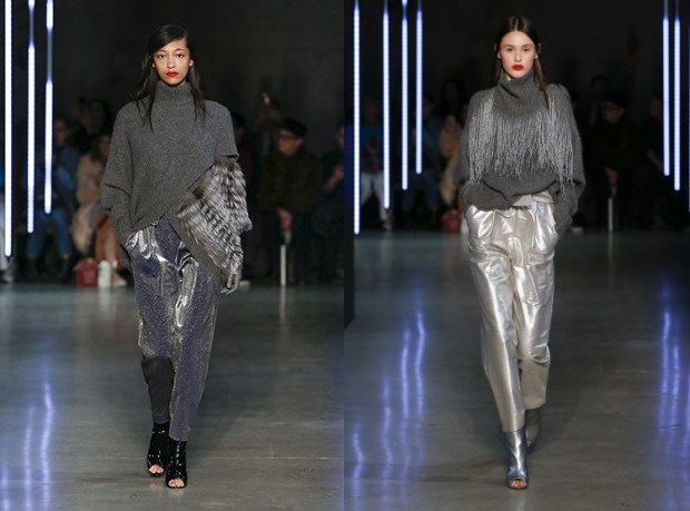 Παντελόνια metallic φθινόπωρο 2018 χειμώνας 2019
