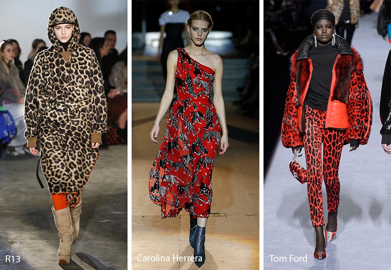 τάσεις μόδας φυθνόπωρο 2018 NYFW - animal prints