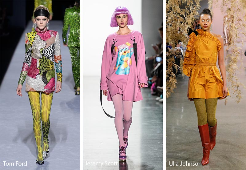 τάσεις μόδας φυθνόπωρο 2018 NYFW - trendy καλσόν