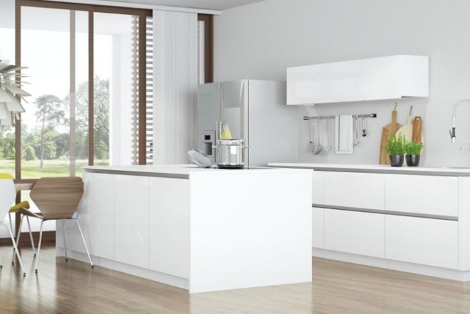 λευκό στην κουζίνα