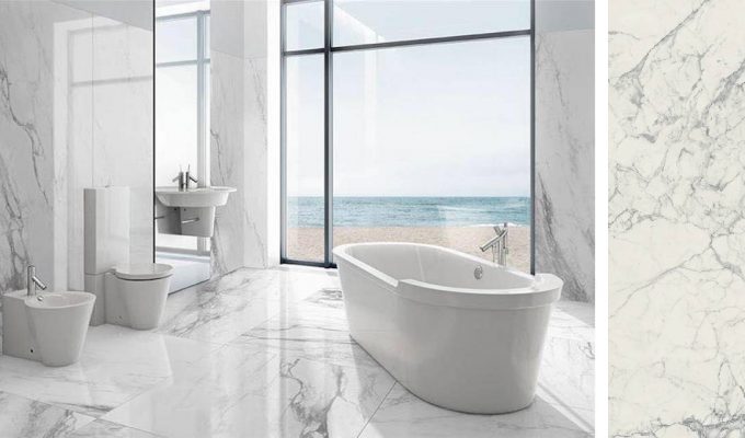 πλακάκια μπάνιου μεγάλα τύπου μάρμαρο