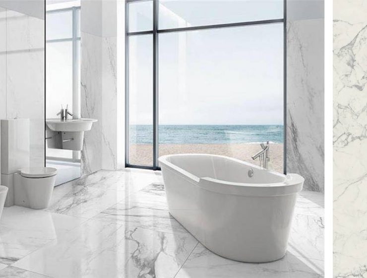 πλακάκια μπάνιου μεγάλα τύπου μάρμαρο